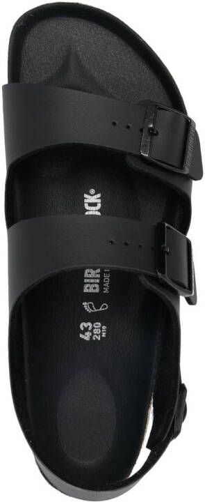 Birkenstock Milano leather sandals Black