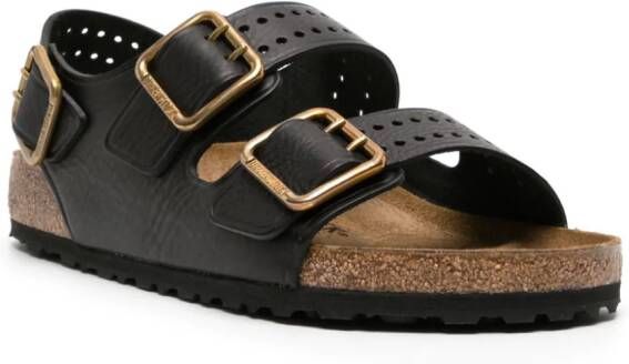Birkenstock Milano leather sandals Black