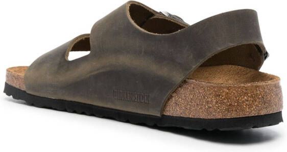 Birkenstock Milano leather sandals Green
