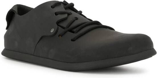 Birkenstock Montana lace-up leather shoes Black