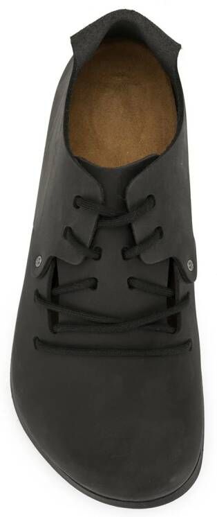 Birkenstock Montana lace-up leather shoes Black