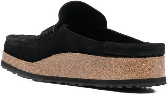 Birkenstock Naples suede loafers Black