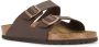 Birkenstock open toe buckled sandals Brown - Thumbnail 2