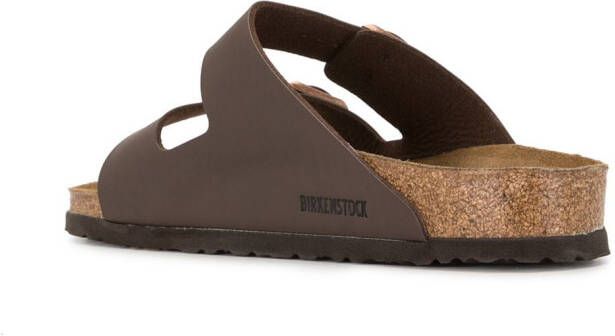 Birkenstock open toe buckled sandals Brown