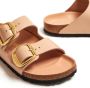 Birkenstock open-toe slip-on buckled leather sandals Neutrals - Thumbnail 5