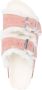 Birkenstock shearling double buckle slides Pink - Thumbnail 4