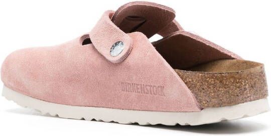 Birkenstock suede-leather clogs Pink