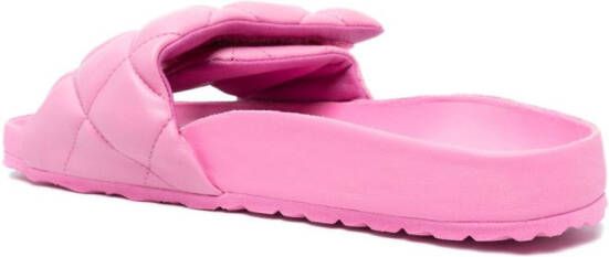 Birkenstock Sylt padded leather sandals Pink