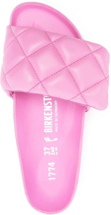 Birkenstock Sylt padded leather sandals Pink