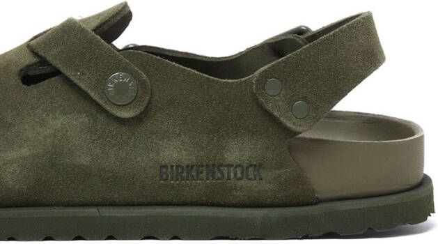 Birkenstock Tokio suede slingback sandals Green