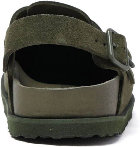 Birkenstock Tokio suede slingback sandals Green