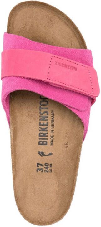 Birkenstock touch-strap leather sandals Pink