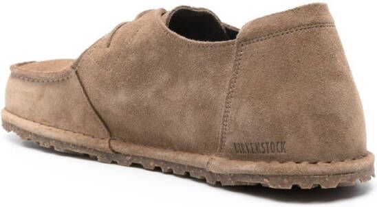Birkenstock Utti suede derby shoes Brown