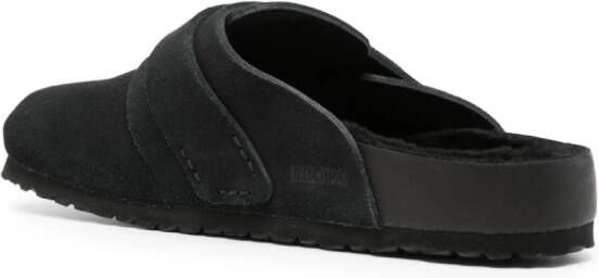 Birkenstock x Tekla Nagoya suede slippers Black