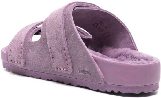 Birkenstock x Tekla Uji suede sandals Purple