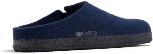Birkenstock Zermatt felted slip-on clogs Blue