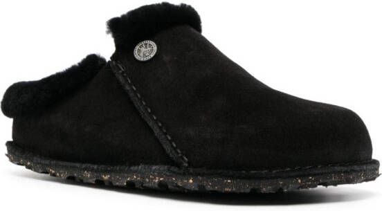 Birkenstock Zermatt Premium suede slippers Black