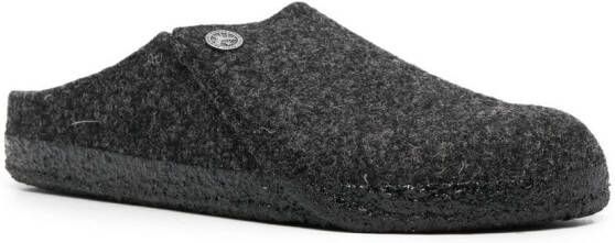 Birkenstock Zermatt wool felt slippers Grey
