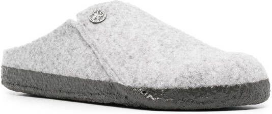 Birkenstock Zermatt wool felt slippers Grey