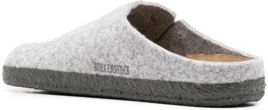 Birkenstock Zermatt wool felt slippers Grey