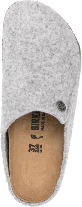 Birkenstock Zermatt wool felt slippers Grey