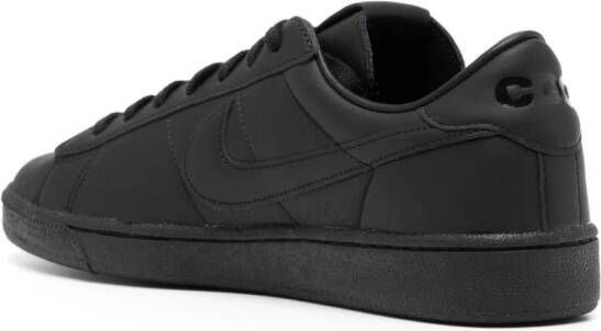 Black Comme Des Garçons x Nike lace-up leather sneakers