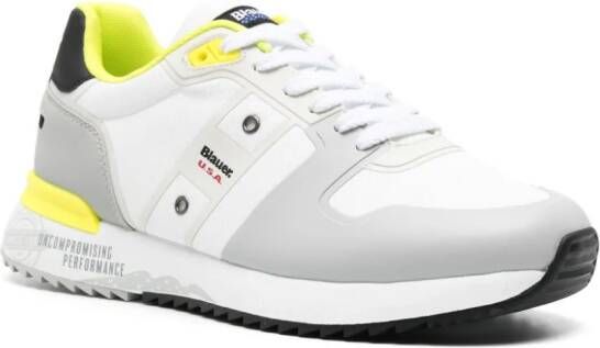 Blauer Hoxie 02 panelled sneakers White