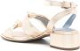 Blue Bird Shoes 40mm metallic knot-detail sandals Gold - Thumbnail 3
