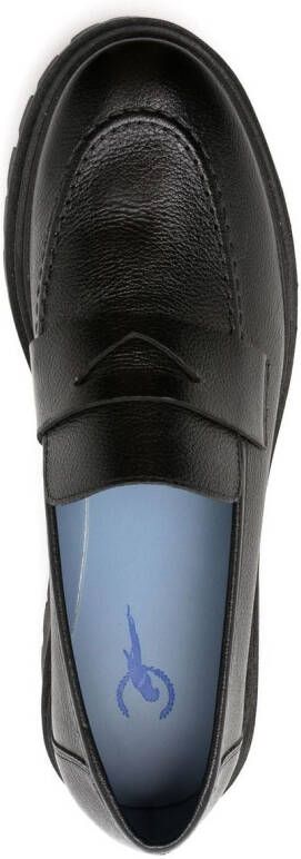 Blue Bird Shoes Couro Preto loafers Black