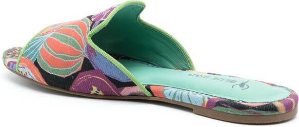 Blue Bird Shoes fruit-print cotton sandals Multicolour