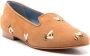 Blue Bird Shoes Hive embroidered-design loafers Brown - Thumbnail 2