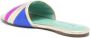 Blue Bird Shoes padded colour-block leather slides Metallic - Thumbnail 3