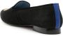Blue Bird Shoes palm-tree embroidered suede loafers Black - Thumbnail 3