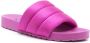 Blue Bird Shoes quilted satin slides Pink - Thumbnail 2