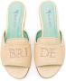 Blue Bird Shoes straw Bride flats White - Thumbnail 4