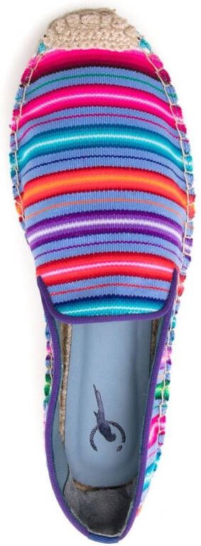 Blue Bird Shoes striped cotton espadrilles Multicolour