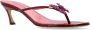 Blumarine 70mm butterfly thong sandals Red - Thumbnail 2