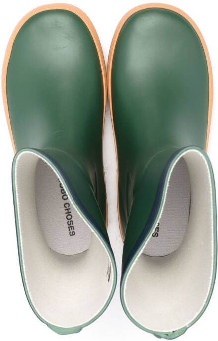 Bobo Choses Mr O'Clock rainboots Green