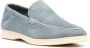 Boggi Milano almond-toe suede loafers Blue - Thumbnail 2