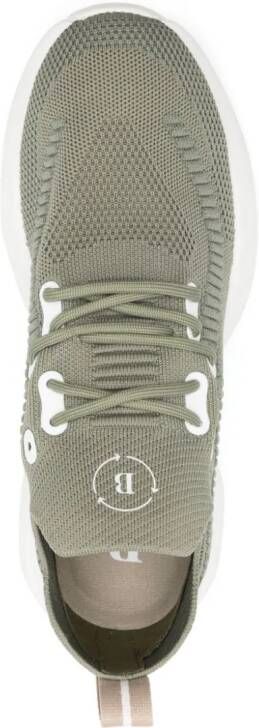 Boggi Milano Willow panelled sneakers Green