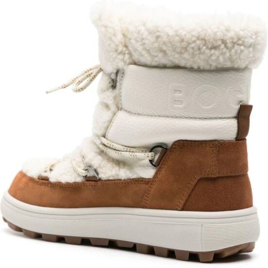 BOGNER FIRE+ICE Chamonix 3 leather snow boots Brown