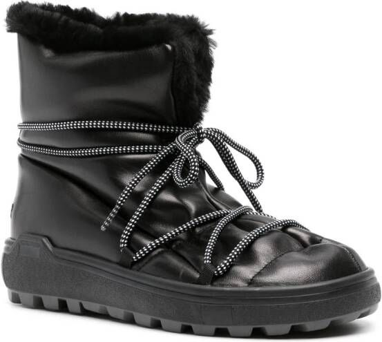 BOGNER FIRE+ICE Chamonix 8 leather snow boots Black