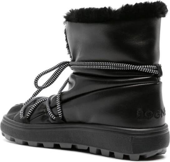 BOGNER FIRE+ICE Chamonix 8 leather snow boots Black