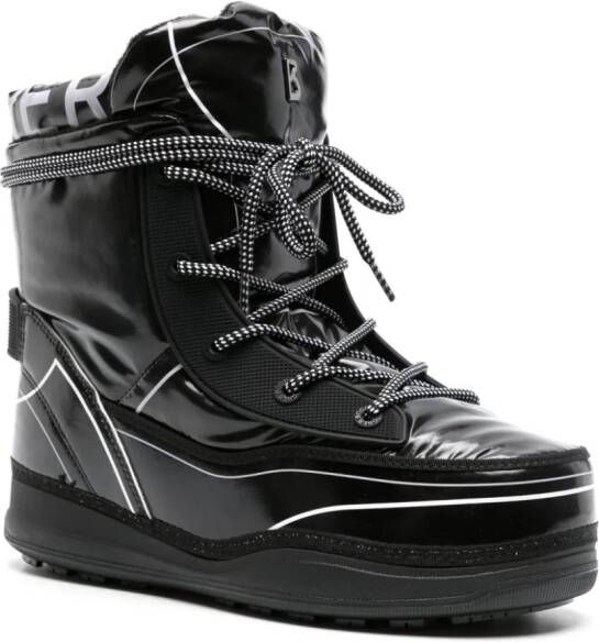 BOGNER FIRE+ICE Verbier 1 faux leather snow boots Black
