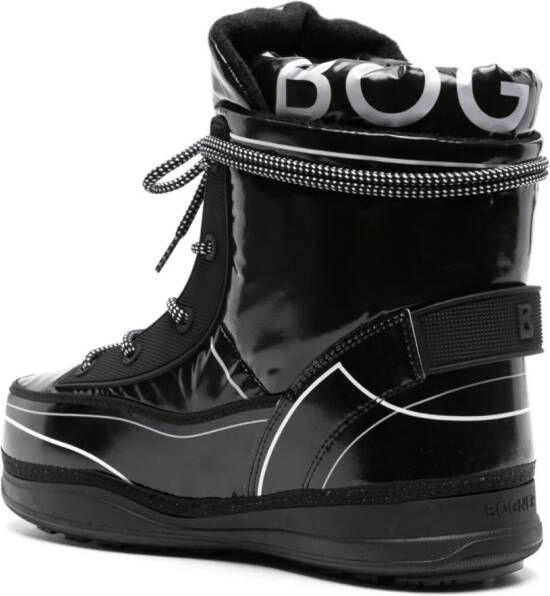 BOGNER FIRE+ICE Verbier 1 faux leather snow boots Black