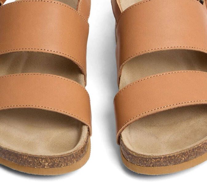Bonpoint Agostino leather sandals Brown