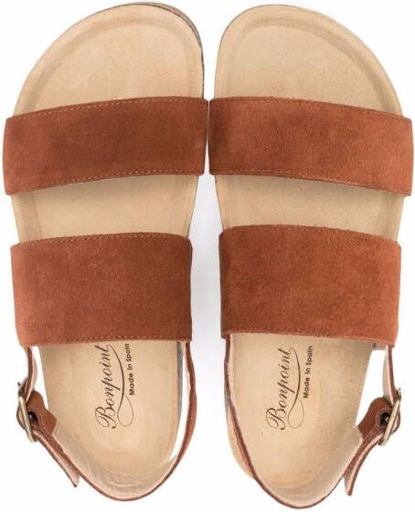 Bonpoint Agostino leather sandals Brown