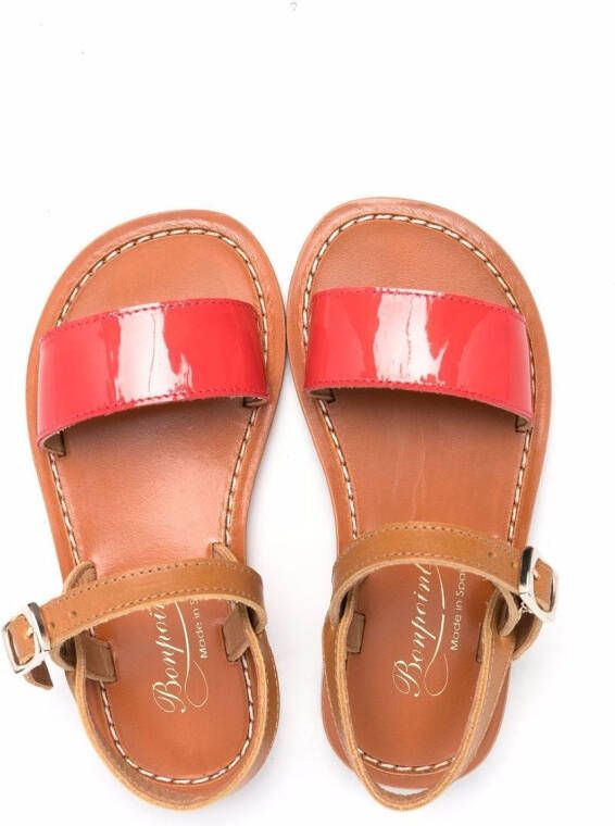 Bonpoint ankle-strap sandals Red