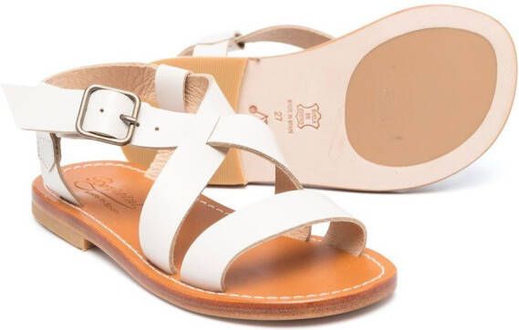 Bonpoint ankle-strap sandals White