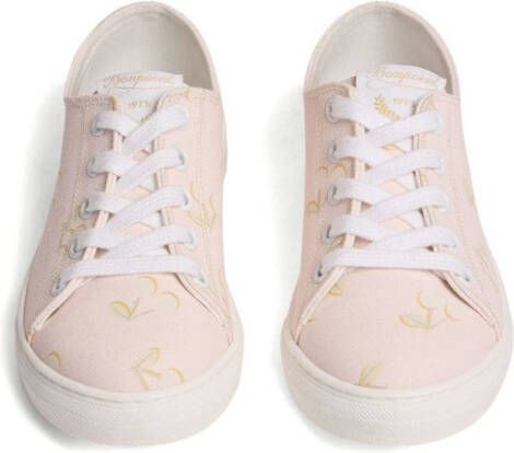 Bonpoint Basket Fei canvas sneakers Pink